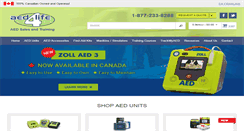 Desktop Screenshot of aed4life.ca